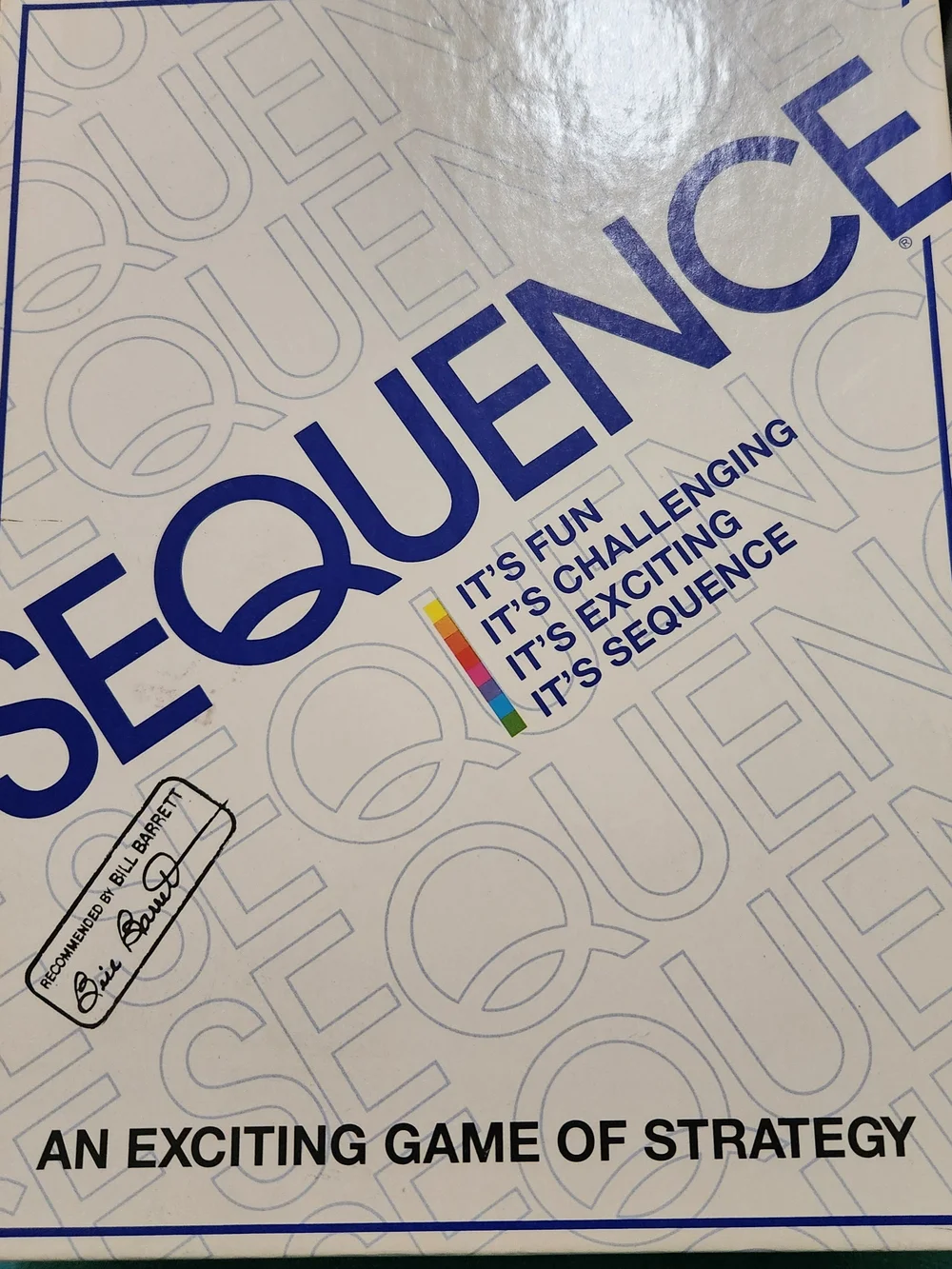Vintage 1995 Sequence Strategy Board Game